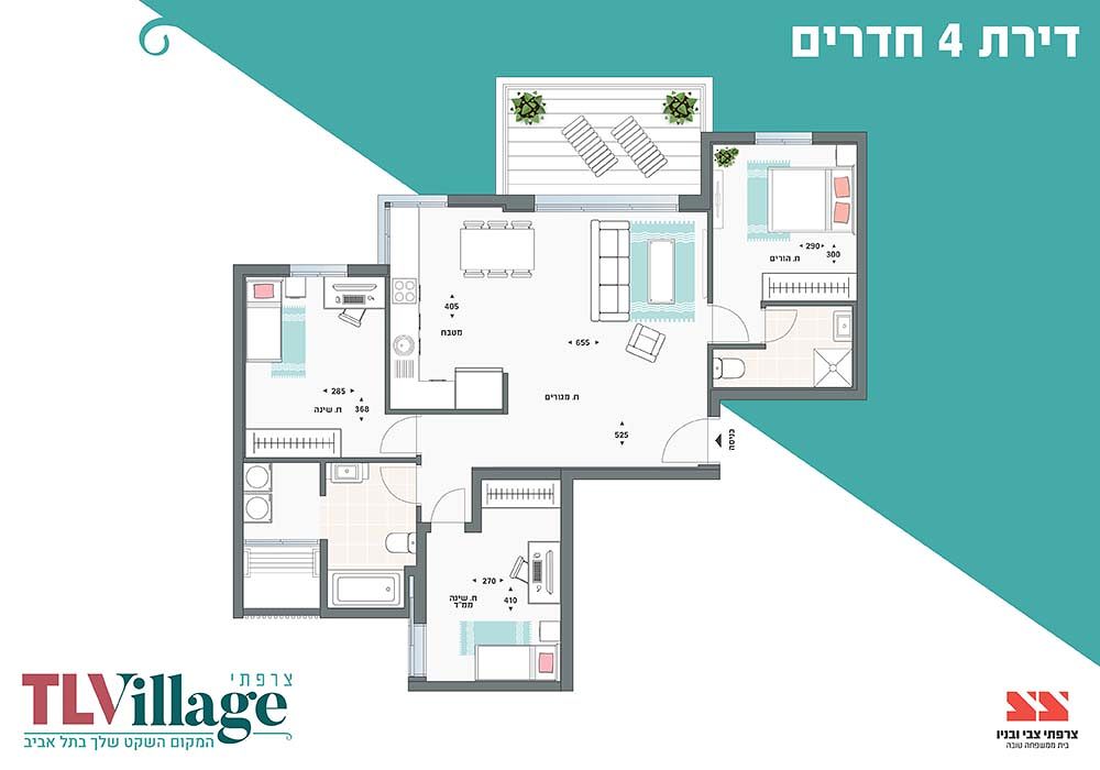תכנית דירה 1664